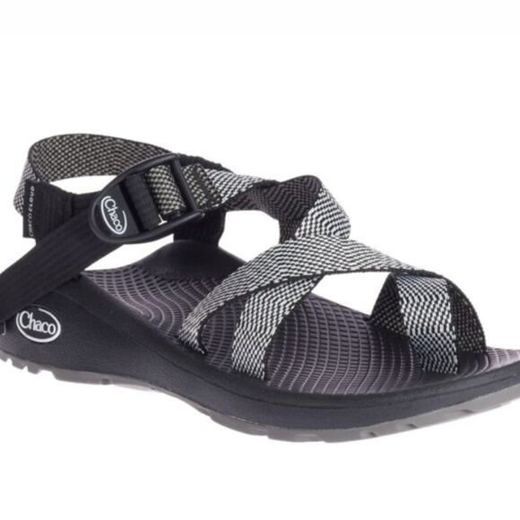 Chaco Shoes - Chaco Women's Z/Cloud 2 Black/White Sandal Size 8